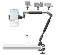 SUIOPPYUW 22 Support de téléphone Magique avec Bras articulé, Petit Support de Bras croisé en Forme C avec Articulation articulée