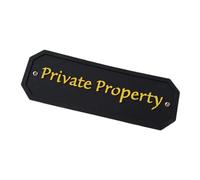 SUIOPPYUW Ajoutez Un Style Pastoral à Votre Maison, propriété privée, Plaque de Maison, Jardin, résistant pour aux intempéries, Panneau Unique pour Porte d'entrée vers l'arrière-Cour,