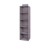 SUIOPPYUW Armoire de Rangement Suspendue avec tiroir, Grande capacité pour vêtements et Chaussettes, 1. Articles Divers Suspendus, sous-vêtements, Gris, 5 Couches