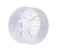SUIOPPYUW Balle d'exercice Interactive pour Hamster offrant Un Fonctionnement Silencieux pour des Moments de Jeu stimulants et Une activité Physique Saine, Transparent 21 cm sans Support