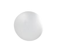 SUIOPPYUW Ballons géants Ballons en latex fiables Décorations d'événements de festival de fête de mariage d'anniversaire en ballon géant latex rond de couleur vive pour baby, Blanc, 2.43 m x 2.43 m