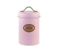 SUIOPPYUW Bidon de qualité Alimentaire pour Le Stockage de la Cuisine - Conteneur de Stockage de Pots de Stockage de Cuisine en métal de Grande capacité et Polyvalent, Rose, Sucre