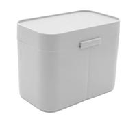 SUIOPPYUW Boîte distributrice de disques démaquillants, Cotons-tiges et Petits Accessoires de Maquillage avec Couvercle et Support pour disques et Cotons-tiges.