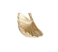 SUIOPPYUW Bol décoratif artistique en forme de ginkgo biloba pour bagues, bracelets et clés. Plateau de coiffeuse. Cadeau idéal pour Noël, un anniversaire un mariage. Vide-poches décoratif.