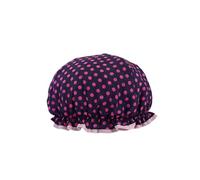 SUIOPPYUW Bonnet de douche imperméable et respirant, couvre-cheveux de douche élégant, pour rester au sec et élégant, Double chapeau de bain et de salle de bain