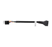 SUIOPPYUW Câble Adaptateur USB 0 20 Broches pour Carte mère : se connecte pour aux périphériques USB 0 9 Broches mâles et Offre des Vitesses de Transfert impressionnantes. Conversion 3. :