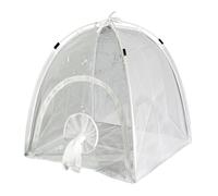 SUIOPPYUW Cage d'habitat en PVC transparent permettant Pour aux familles d'observer la transformation des chenilles en papillons leur remise liberté. Grande cage d'habitat pliable