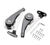 SUIOPPYUW Charnière de support de couvercle professionnelle à fermeture douce, amortisseur de fermeture automatique pour coffre à jouets, charnières robustes, béquille