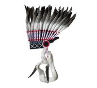 SUIOPPYUW Coiffe pour Adultes et Enfants, Bandeau Confortable, Coiffe de scène, Chapeau Indien, Accessoire de décoration pour Spectacles et carnavals, pour Hommes et Femmes.