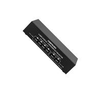 SUIOPPYUW Commutateur d'enceintes amplifiées : 4 entrées, 2 sorties. Assure une puissance de sortie maximale pour les systèmes d'enceintes exigeants. Commutateur, répartiteur, comparateur, sans perte.