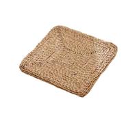 SUIOPPYUW Coussin de futon en paille tissée à la main pour la méditation traditionnelle chinoise. Le futon est robuste.