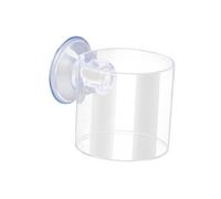 SUIOPPYUW Distributeur de Nourriture Flottant à Ventouse pour Aquarium. Anneaux d'alimentation Transparents pour Une Observation Facile des Poissons. Facile et, Clair, 6.8 x 6.5 cm