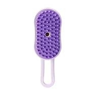 SUIOPPYUW Double Brosse de toilettage pour Chats et Chiens, Maintien d'un Pelage sain, Brosse épilatoire ABS pour Chiens et Chats, Peigne pour enlever Les Poils d'animaux, Violet