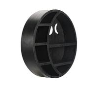 SUIOPPYUW Étagère murale flottante en pierre rustique, facile à installer dans une pièce moderne, idéale comme décoration originale. Présentoir pour petites plantes délicates. , Noir , Lune ronde