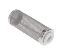 SUIOPPYUW Filtre d'aquarium Durable avec Couvercle de d'entrée en Acier Inoxydable, préservant la santé des Poissons en empêchant Leur Aspiration. Grille d'entrée du Filtre, Argent, S