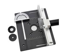 SUIOPPYUW Innovation en menuiserie avec Une Plaque d'insertion pour Table de défonceuse en Alliage d'aluminium Facile à Manipuler et à Adapter.