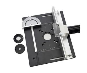 SUIOPPYUW Innovation en menuiserie avec Une Plaque d'insertion pour Table de défonceuse en Alliage d'aluminium Facile à Manipuler et à Adapter.