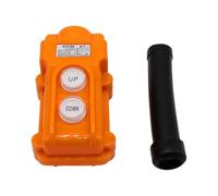 SUIOPPYUW Interrupteur de levage industriel extérieur, commande montante/descendante, boîtier de commande compact et confortable, bouton-poussoir, poste, manchon jonction, accessoires grue,