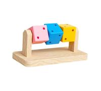 SUIOPPYUW Jouet à mâcher pour Hamsters et Chinchillas : Une expérience de Mastication Amusante pour des Moments de Jeu Actifs dans la Cage. Accessoires pour Cage Petits Animaux : échelle.