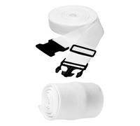 SUIOPPYUW Kit de jonction pour Matelas et Espace de Couchage - Pont lit Ajustable - Permet Combiner Facilement Deux Lits Jumeaux pour Un Meilleur agencement Couchage, Blanc, 195 x 20 cm