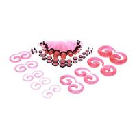 SUIOPPYUW Kit d'écarteurs d'oreilles de 54 pièces qui ne passera pas inaperçu ! Comprend des écarteurs d'oreilles spiralés élégants et un assortiment de tunnels et d'écarteurs différentes tailles.