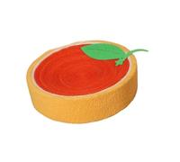 SUIOPPYUW Lit Rond en sisal pour Chat, Jouet Facile à Nettoyer offrant Un Espace généreux pour Le Bien-être et la sécurité de Votre Chat. Griffoir Rond en sisal, Orange, 40 x 10 cm