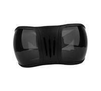 SUIOPPYUW Lunettes de Course hippique avec UV pour Jeux de Piste en Plein air, Transparentes et Noires, Noir et Gris, 15 x 27 cm