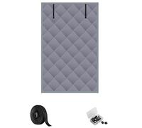 SUIOPPYUW Oxford et avec - et résistant au Vent, Housse de fenêtre insonorisée et Coupe-Vent résistante au Vent, 3 Housses isolées, 39 x 63 Pouces