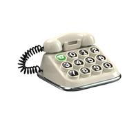 SUIOPPYUW Panneau de stationnement créatif avec numéro de téléphone pour Voiture - Installation Facile - Réutilise Une Plaque téléphonique Classique pour Un Effet décoratif, Blanc, 7.5 x 7 x 4.2 cm