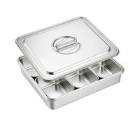 SUIOPPYUW Plateau de service pour buffets, banquets et réceptions, même mariages. Chafer alimentaire en acier inoxydable avec couvercle facile à soulever pour le remplissage le service.