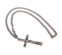 SUIOPPYUW Porte-clés créatif à croisé, collier Crucifix de jésus, nouvel accessoire préféré pour mettre en valeur les intérêts musicaux