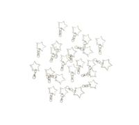 SUIOPPYUW Porte-clés, fermoirs et breloques pendantes pour bijoux créatifs à faire soi-même. Ce porte-clés en alliage est doté d'une dragonne et d'une boucle.