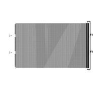 SUIOPPYUW Porte rétractable réglable pour Porte Pliable, escalier Pliable, clôture Anti-perçage, Cuisine, Chambre, Balcon