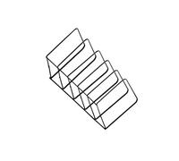 SUIOPPYUW Porte-revues vertical en fer offrant une solution de rangement durable pour magazines, journaux et accessoires de photographie. Organisateur bureau pour fournitures bureau. Support rangement