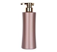SUIOPPYUW Porte-savon simple, pot à savon, distributeur de savon liquide élégant à pompe manuelle, pour tous les espaces esthétiques, distributeur de lotion pour le bain, Rose, 25.5 x 7.8 cm