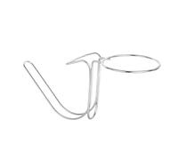 SUIOPPYUW Porte-seau à glace en acier inoxydable pour événements, bar à domicile, solution robuste et élégante pour les réceptions, support pour coupe champagne en acier inoxydable, Argent, S
