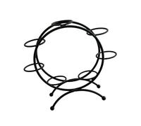 SUIOPPYUW Présentoir à Boules en Fer pour créer d'élégants agencements de sphères et de Cristaux, et Apporter Une Touche chaleureuse et Confortable à la pièce. pour, Noir, 15 x 11.5 x 5. cm