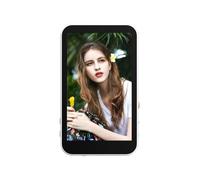 SUIOPPYUW Projecteur d'écran pour Selfie avec Wi-FI sans Fil, Miroir d'écran magnétique, Dispositif d'affichage arrière pour Selfie, téléphone Portable ABS, Blanc