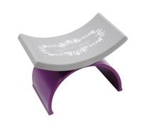 SUIOPPYUW Repose-mains et coussin de manucure en forme de U, idéal pour les soins à domicile. Reposez vos mains confortablement avec le tapis intégré, violet, 103 x 64 x 72 mm