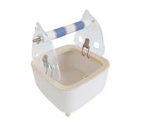 SUIOPPYUW Station de déjections en Acrylique pour perroquets - Support de Toilette - Outil Essentiel pour la santé et Le Bien-être des Oiseaux, Bleu