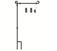 SUIOPPYUW Support extérieur avec Clip Coupe-Vent à Ressort, 91 x 43 cm, Facile à Installer, pour Jardin, événements et rassemblements