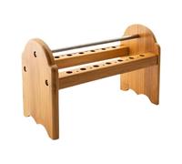 SUIOPPYUW Support multifonctionnel pour outils de réparation de lunettes, tournevis, pinces, rangement, porte-outils en bambou pour espace travail, rangement pour tournevis