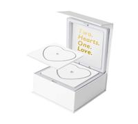 SUIOPPYUW Surprenez votre moitié avec un kit de bracelet permanent à créer soi-même pour les couples, idéal pour une soirée romantique la Saint-Valentin, Argent, 12 x 12 x 5 cm