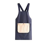 SUIOPPYUW Tablier léger à croisé avec poches et serviette incluse. Imperméable, idéal pour cuisiner et profiter des activités de plein air. Tablier avec, bleu marine
