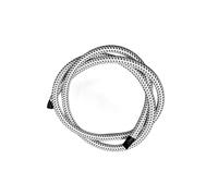SUIOPPYUW Tuyau vapeur pour défroisseur vapeur : accessoire durable, efficace et résistant à la chaleur. Redonne rapidement et facilement Pour aux vêtements un aspect neuf et, noir blanc, 3 m