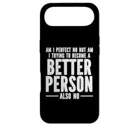 suis-Je Parfait, Je ne deviens Pas Une Meilleure Personne et Je ne suis Pas Sarcastique Coque pour iPhone Air