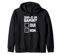 Suis je un gamin humour beauf rigolo case à cocher Sweat à Capuche
