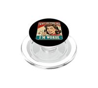 suis Pas comme Les Autres Filles, Je suis Pire PopSockets PopGrip pour MagSafe