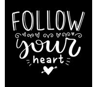 suis ton cœur Peintures murales et stickers muraux en vinyle 54.6x61cm Modification et ajout d'informations possibles Blanc