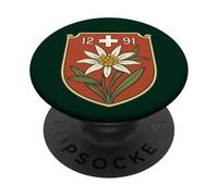 Suisse 1291 Fête Nationale Suisse 1er août PopSockets PopGrip Adhésif